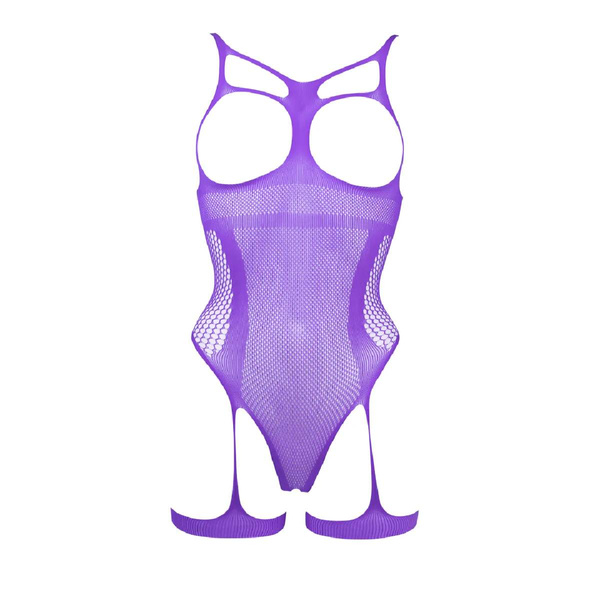 Open-Cup Strappy Teddy Purple OS Le Desir