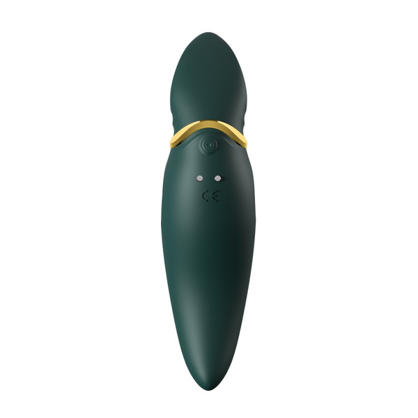 Multifunctional Spot Vibrator Hero Jewel Green Zalo