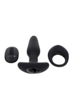 Набір анальної пробки та еректильного кільця Teamwork Gender X