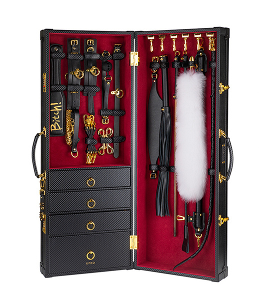 Валіза, повна аксесуарів BDSM Upko Luxury Bdsm Vertical Trunk Kit UPKO