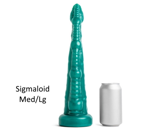 Фантазійний дилдо Sigmaloid Med Metallic Green Vac M/L Mr Hankeys