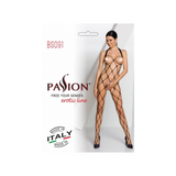 Passion Czarna Siatka Bodystocking BS091 Black