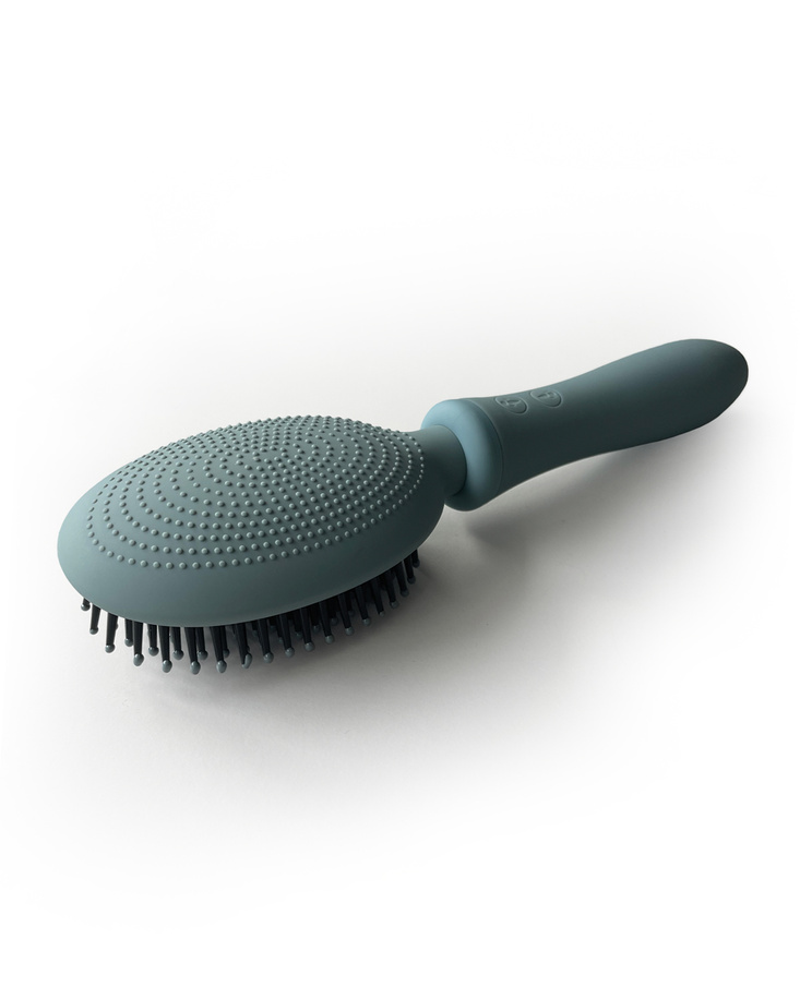 Vibraliss Vibrating Hair Brush Blue Grey