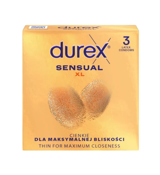 Durex Sensual XL condoms 3 pcs.