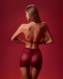 Reina Burgundy Stringi Onesize Promees