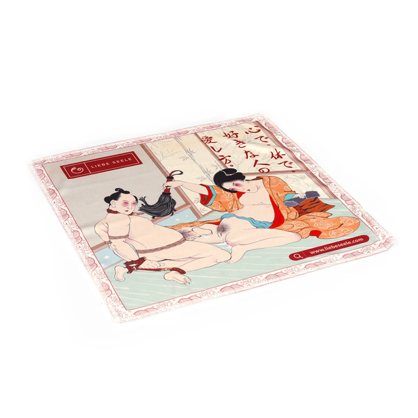 Kinbaku Ukiyoe Red Rosy Leather Strap On Harness Liebe Seele
