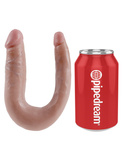 Подвійні дилда тілесного кольору 34 см U-Shaped Small Double Trouble King Cock