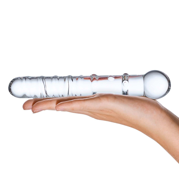 Proste szklane dildo Glas Callisto Clear Glass Dildo