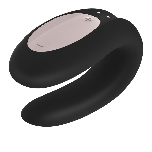 Вібратор Для Пар Double Joy Black With App Satisfyer