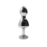 Анальний пробка Lollypop Double Ball Metal Plug S White Wooomy