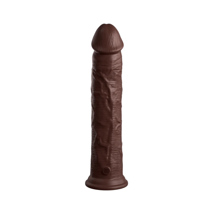 King Cock Dildo Elite 11"Dual Density Silicone Cock Brown