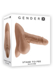 GENDER X STAND TO PEE SILICONE, MEDIUM FLESH