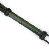 Pejcz Mossy Chic and Black Leather Cat O Nine Tails Whip Liebe Seele