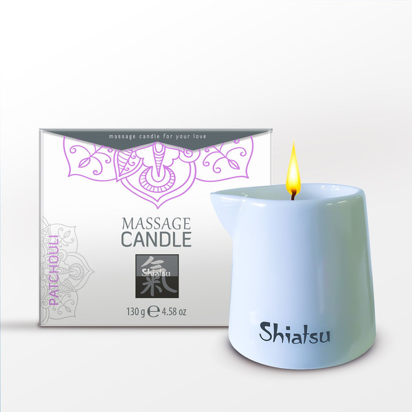 Свічка для масажу Massage Candle Patchouli 130g Shiatsu