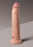 Miękkie Silikonowe Dildo Z Twardszym Rdzeniem 9 Inch Dual Density Silicone Cock Light King Cock