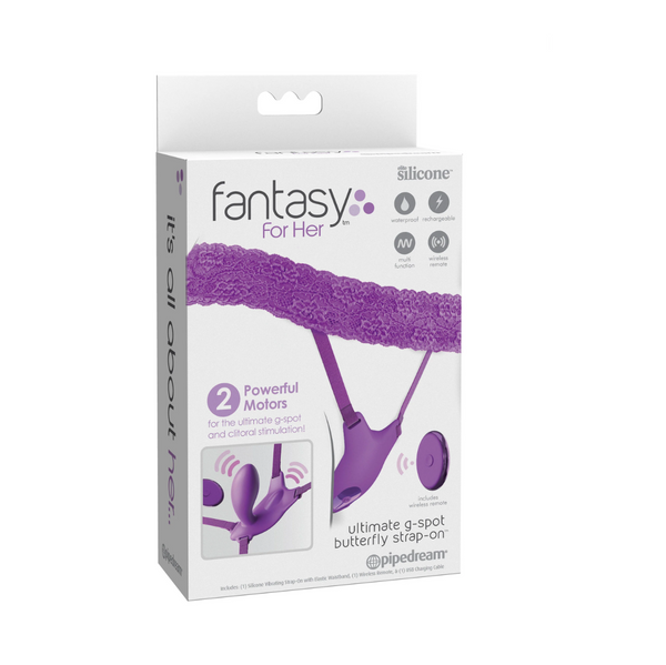 Stymulator Punktu G Z Paskiem Ultimate G-Spot Butterfly Strap-On Pipedream