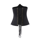 Czarny gorset niezakrywający piersi Upko Underbust Corset S