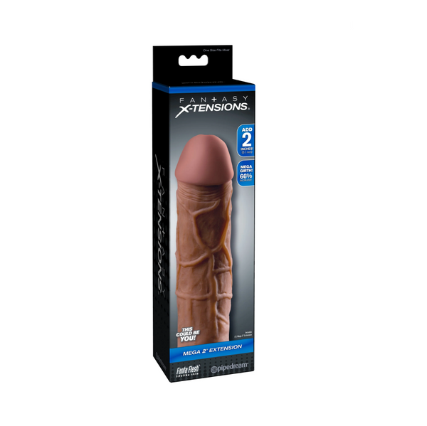  Fantasy X-tensions Mega 2" Extension Brown