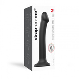 Wyjątkowo Miękkie Dildo Silicone Bendable Dildo Double Density M Black Strap-on-me