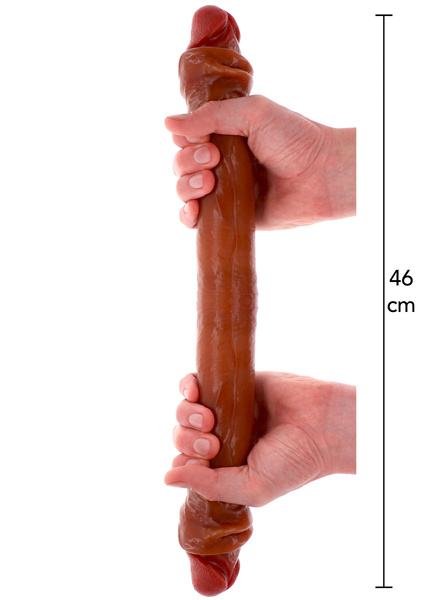 Подвійне ділдо Toyjoy Get Real Silicone Foreskin Double Dong 46Cm TOYJOY
