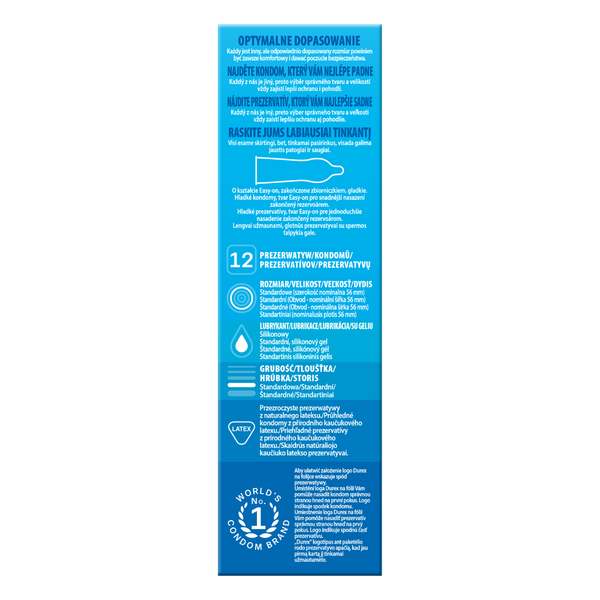 Durex Classic Latex Condoms 12 Pack