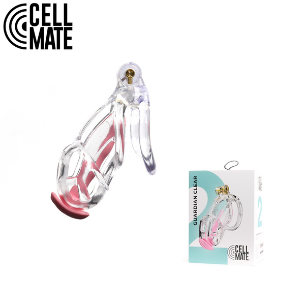 Guardian Chastity Cage Clear Size 2 CELLMATE