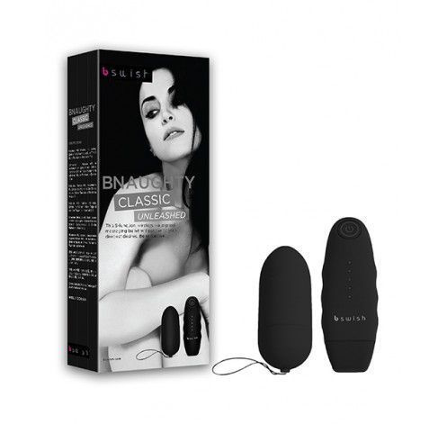 Яєчко вібруюче Bnaughty Classic Unleashed Black B Swish