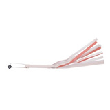 S&M Peaches ‘N Creame Stripe Flogger Cream & Orange Sportsheets
