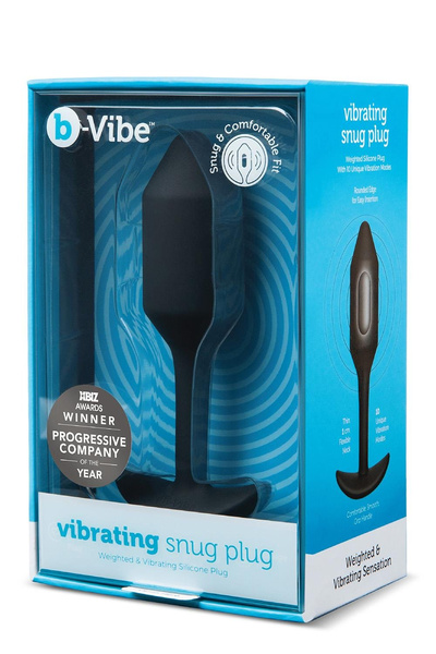 Vibrating Snug Plug 2 Black b-Vibe