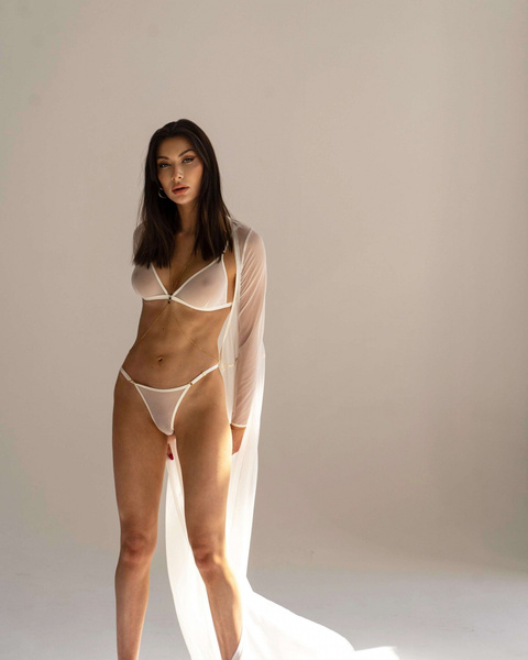 Stringi Ginny White L/XL Promees
