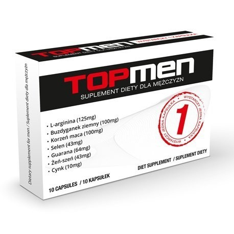 Topmen Suplement Diety Na Erekcję 10 Kapsułek SHS