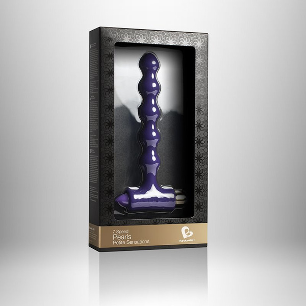 Koraliki Analne Petite Sensations Pearls Purple Rocks-Off