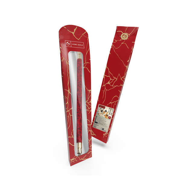 Liebe Seele Kinbaku Ukiyoe Red Rosy Lamb Leather Spreader Bar 