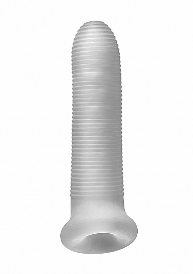 Przedłużka Na Penisa Pf Fat Boy Micro Ribbed Sheath Clear Perfect Fit
