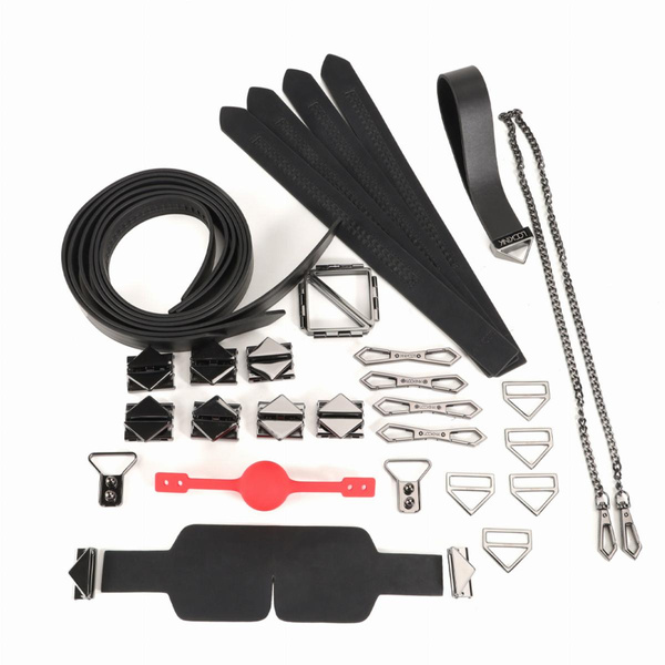Набір BDSM Bondage & Restraint Set Black LOCKINK
