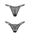 Clara 2-Pack Thongs 2XL/3XL Obsessive