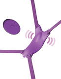 Uprząż z wibratorem Hands Free Strap On 1 Motor Fantasy For Her