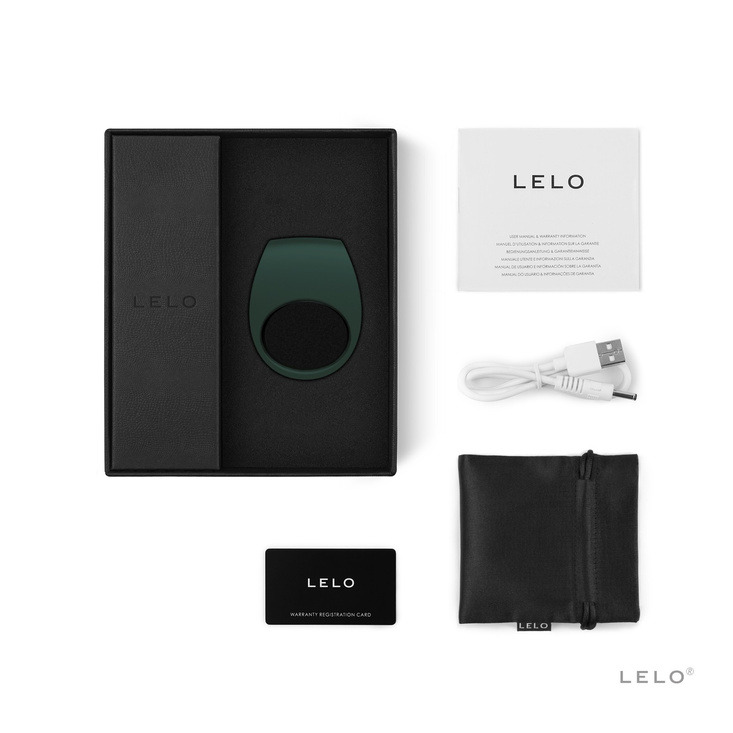 Lelo Tor 2 Vibrating Ring Dark Green