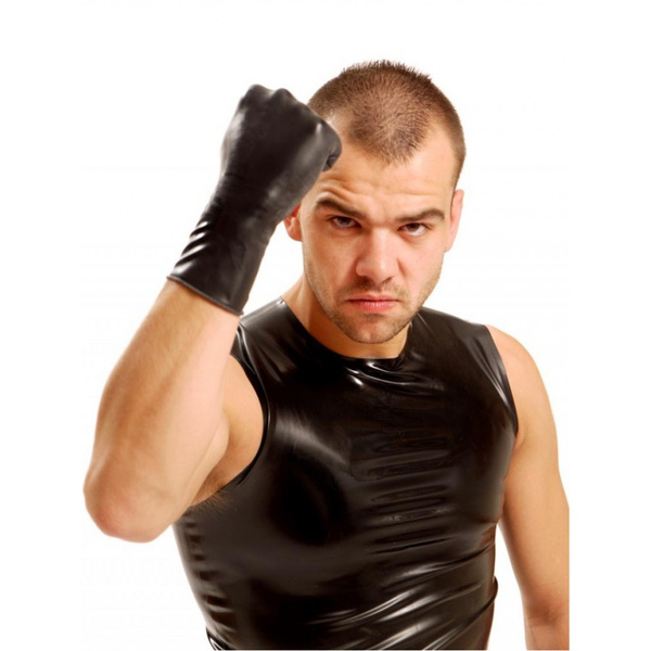 Fist Wrist Gloves Black S Men4Men