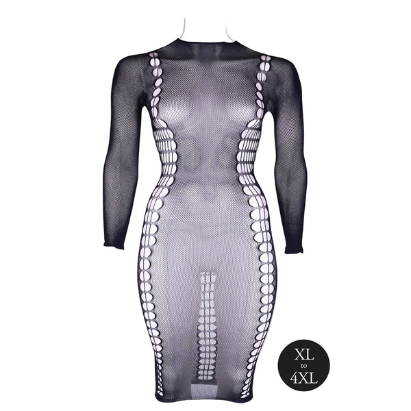 Sukienka Midi Carme Xl Dress With Turtleneck Black Osx Le Désir