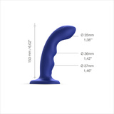 Тапінг Ділдо Wave Night Blue Strap-on-me