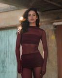 Ambra Jumpsuit Burgundy XS/S Promees