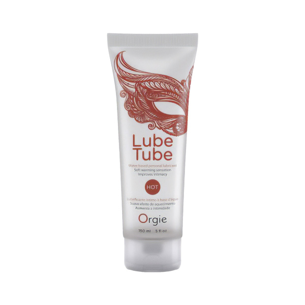 Водяний лубрикант розігріваючий Lube Tube Hot 150 Ml Orgie