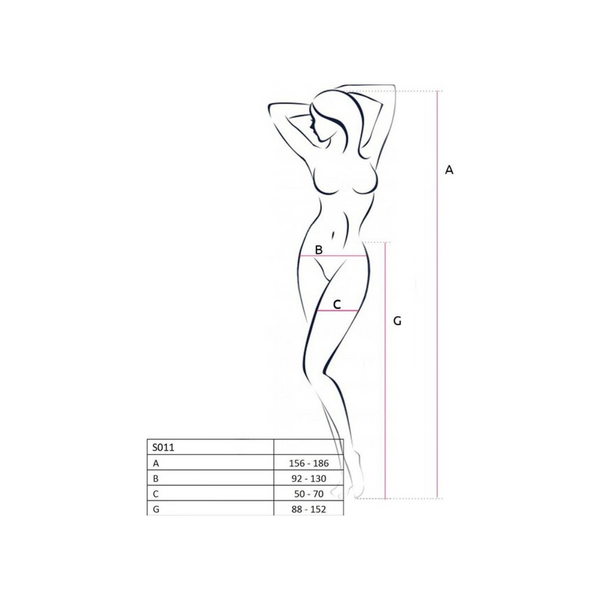 Pończochy Stockings S011 White Passion
