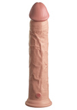 Miękkie Silikonowe Dildo Z Twardszym Rdzeniem 11 Inch Dual Density Silicone Cock Light King Cock