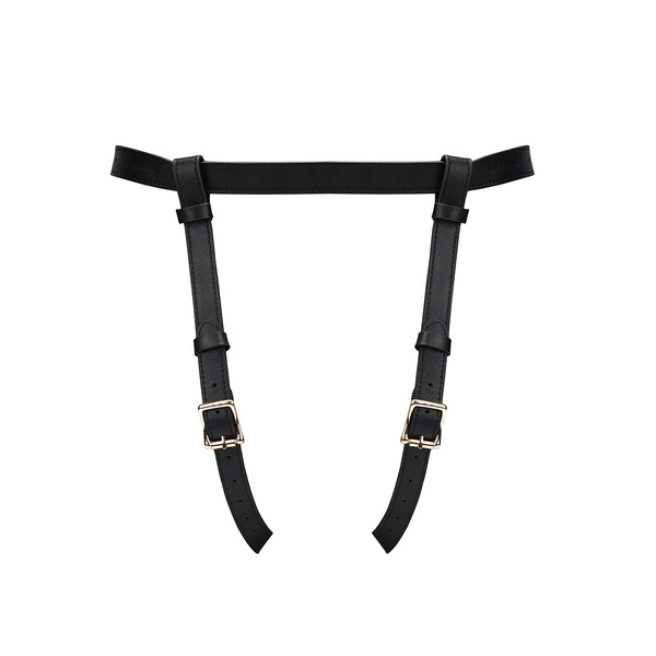 Liebe Seele uprząż Dark Secret Deluxe Leather Strap On Harness
