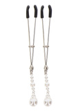 Taboom Tweezers With Pearls Silver