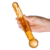 Помаранчеве Ребристе Скляне Ділдо Orange Tickler S Dildo Glas