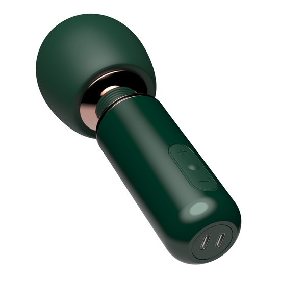 No.5 Powerful Mini Wand Massager Green Qingnan