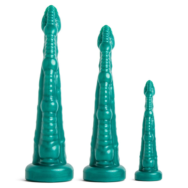 Dildo Sigmaloid Soft Metallic Green Vac M/L Mr Hankeys 